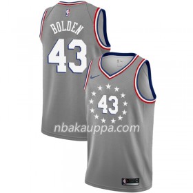 Philadelphia 76ers Jonah Bolden 43 2018-19 Nike City Edition Harmaa Pelipaidat Swingman - Miesten